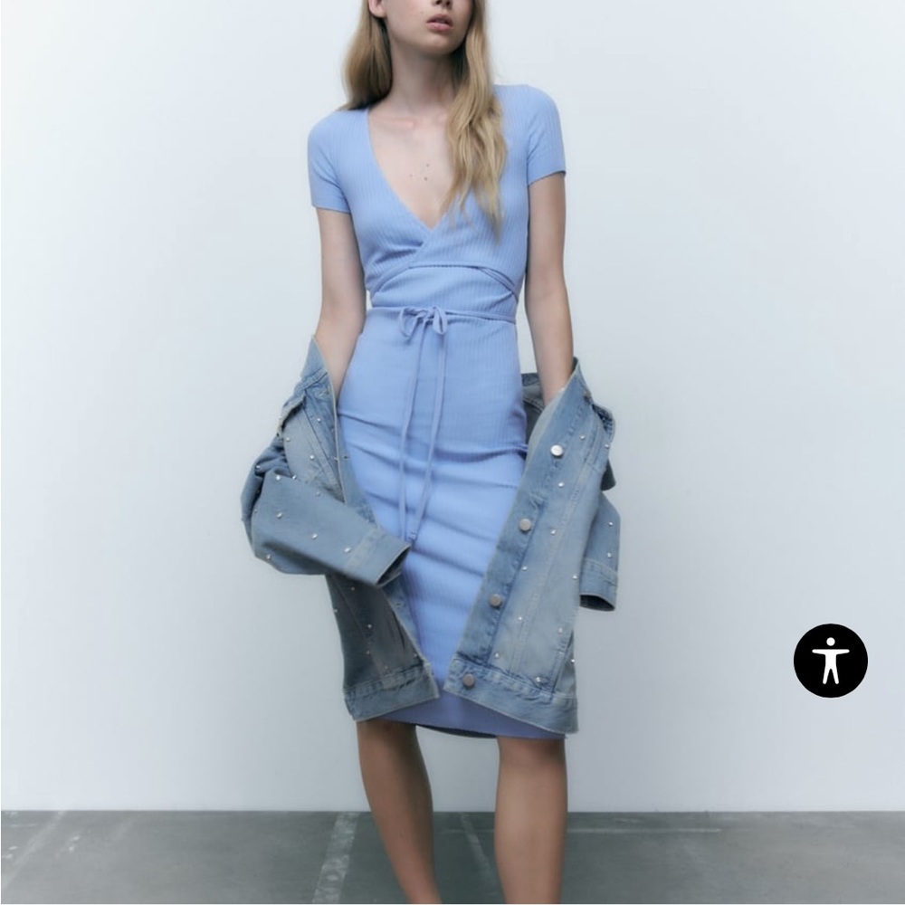 Zara ribbed dress